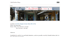 Desktop Screenshot of landkbarbershop.com
